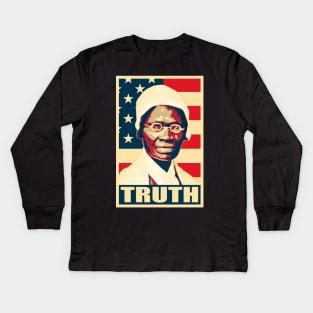 Sojourner Truth Kids Long Sleeve T-Shirt